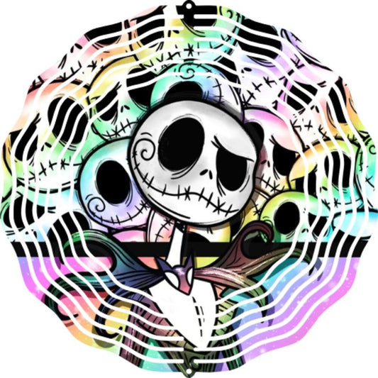 Jack Skellington Rainbow 10" Wind Spinner